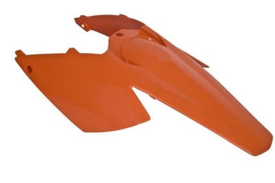 RTech Крыло заднее с боковинами KTM SX250-450 03-06 # SX-SXF125-525 04-06 # EXC125-525 04-07 оранжевое (moto parts) фото в интернет-магазине FrontFlip.Ru