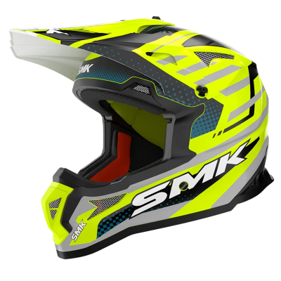 Шлем SMK ALLTERRA BULLDOZER, цвет салатовый/серый фото в интернет-магазине FrontFlip.Ru