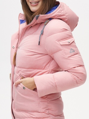 Куртка зимняя MTFORCE розового цвета 2080R фото в интернет-магазине FrontFlip.Ru
