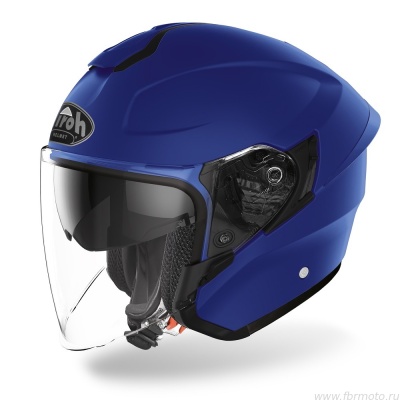 Airoh шлем открытый H.20 COLOR BLUE MATT фото в интернет-магазине FrontFlip.Ru