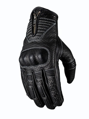 STARKS Мотоперчатки Capella AIR (перфорированная кожа), муж., Черный фото в интернет-магазине FrontFlip.Ru