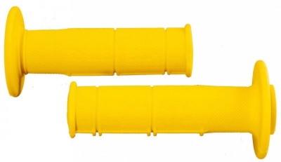 RTech Ручки на руль Soft Grips 115мм желтые (moto parts) фото в интернет-магазине FrontFlip.Ru