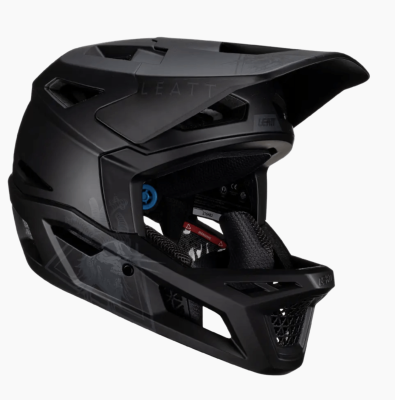 Велошлем Leatt MTB Gravity 4.0 Helmet Stealth фото в интернет-магазине FrontFlip.Ru