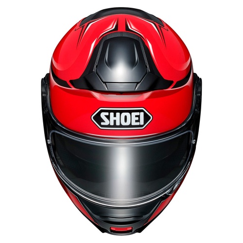 SHOEI Мотошлем NEOTEC II WINSOME красно-черный, TC-1 фото в интернет-магазине FrontFlip.Ru