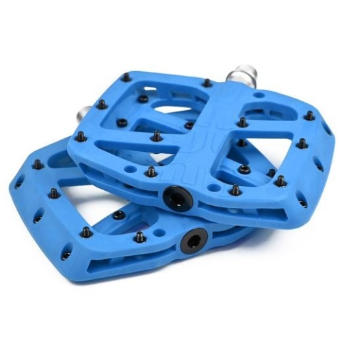 Педали E Thirteen Base Flat Pedal Composite Blue (PD2USA-102) фото в интернет-магазине FrontFlip.Ru