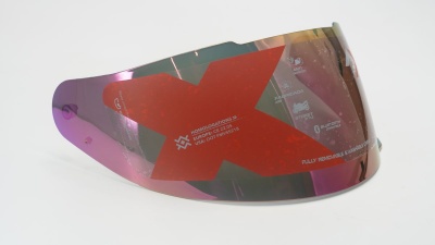 Визор тонированный зеркальный для AXOR RAGE, цвет иридиум красный фото в интернет-магазине FrontFlip.Ru