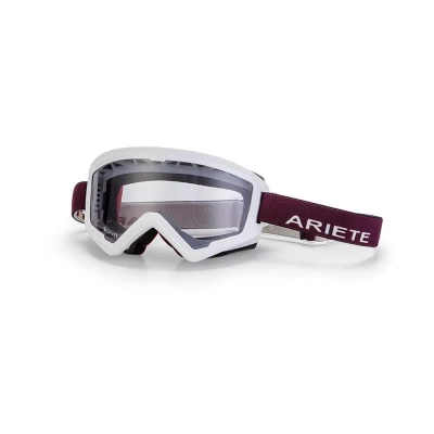 ARIETE Кроссовые очки (маска) MUDMAX RACER - WHITE / RED/BLUE (moto parts) фото в интернет-магазине FrontFlip.Ru