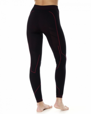 BRUBECK Охлаждающие кальсоны женские COOLER черный-амарант фото в интернет-магазине FrontFlip.Ru