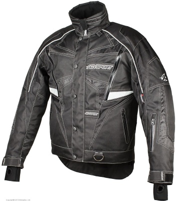 Снегоходная куртка ARCTIC черная фото в интернет-магазине FrontFlip.Ru