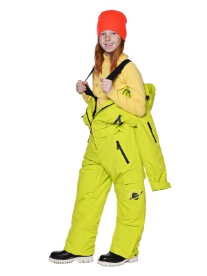 SNOW HEADQUARTER Снегоходный комбинезон для девочки T-9061 Лимонный фото в интернет-магазине FrontFlip.Ru
