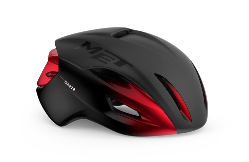 Велошлем Met Manta MIPS Black/Metallic Red фото в интернет-магазине FrontFlip.Ru
