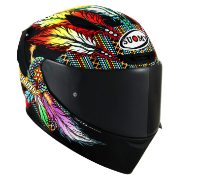 [SUOMY] Мотошлем TRACK-1 CHIEFTAIN, цвет Черный Матовый фото в интернет-магазине FrontFlip.Ru