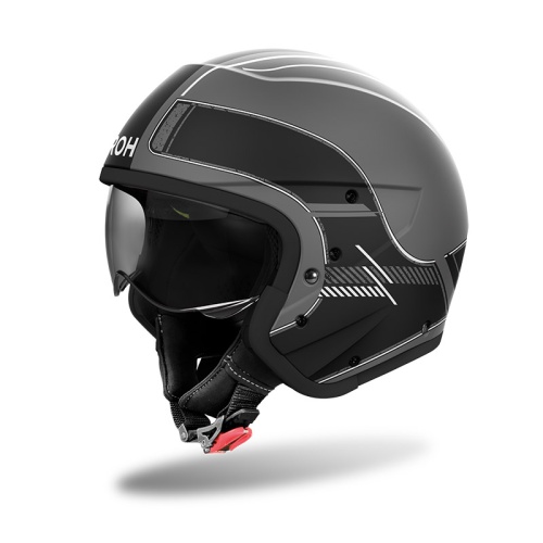 Шлем Airoh J110 RASTER Black Matt фото в интернет-магазине FrontFlip.Ru