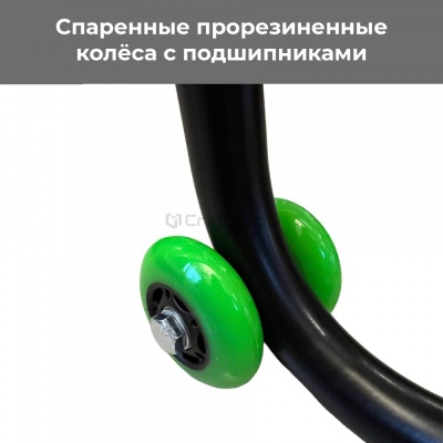 Подставка подкат задний + передний, под траверсу PRO BLACK CRAZY IRON фото в интернет-магазине FrontFlip.Ru
