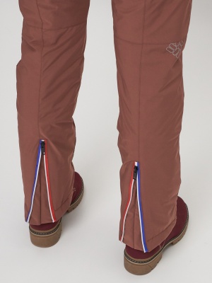 Полукомбинезон брюки горнолыжные женские  66179TK фото в интернет-магазине FrontFlip.Ru