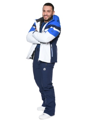 SNOW HEADQUARTER Горнолыжная куртка мужская A8821 Синий фото в интернет-магазине FrontFlip.Ru