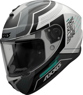 AXXIS FF112C Draken S Cougar A2 Matt Gray шлем интеграл серый матовый фото в интернет-магазине FrontFlip.Ru