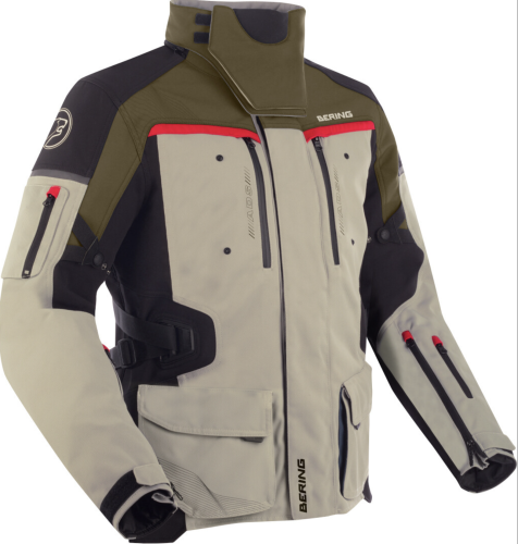 Куртка текстильная Bering FREEWAY Beige/Black фото в интернет-магазине FrontFlip.Ru