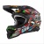 Шлем кроссовый O'NEAL 3Series Crank 2.0 Красный/зеленый фото в интернет-магазине FrontFlip.Ru