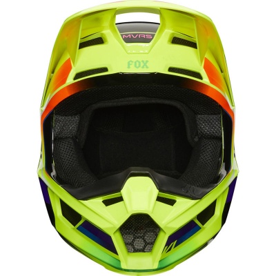 Мотошлем Fox V1 Gama Helmet Yellow фото в интернет-магазине FrontFlip.Ru
