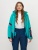 Горнолыжная куртка женская зеленого цвета 551911Z фото в интернет-магазине FrontFlip.Ru