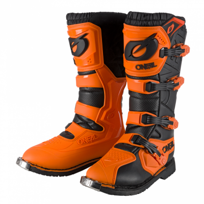 Мотоботы кроссовые  O'NEAL RIDER PRO мужской оранжевый фото в интернет-магазине FrontFlip.Ru