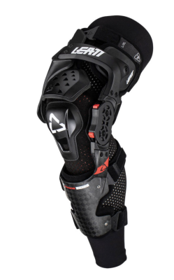 Наколенники Leatt Knee Brace C-Frame Hybrid Black фото в интернет-магазине FrontFlip.Ru