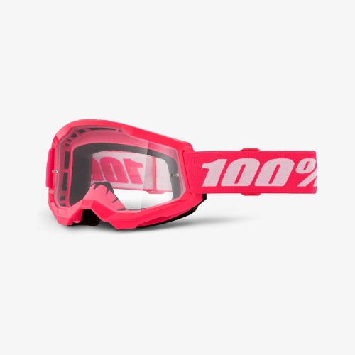 Очки 100% Strata 2 Pink / Clear фото в интернет-магазине FrontFlip.Ru