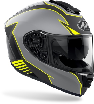 AIROH шлем интеграл ST.501 TYPE YELLOW MATT фото в интернет-магазине FrontFlip.Ru