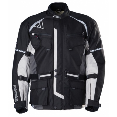 Мотокуртка Modeka Tourex Black/Grey фото в интернет-магазине FrontFlip.Ru