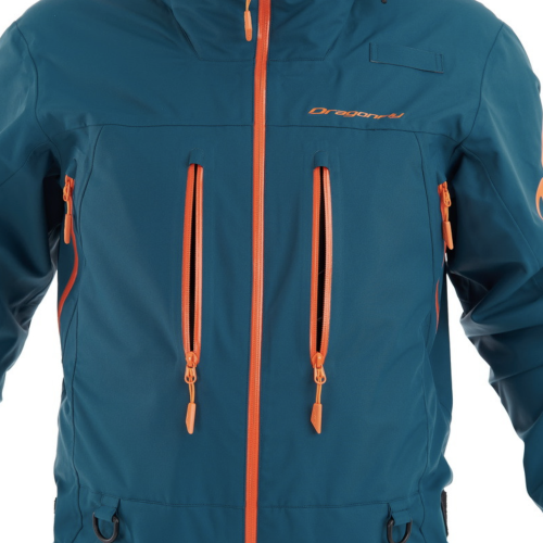 Dragonfly Комбинезон SuperLite 3L MAN Dark Ocean - Orange фото в интернет-магазине FrontFlip.Ru