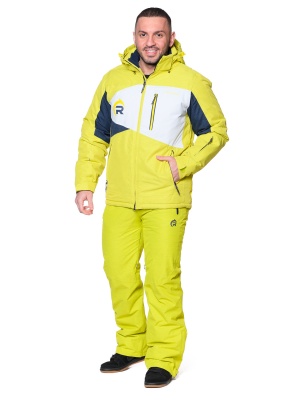 SNOW HEADQUARTER Горнолыжный костюм мужской A-8639 Горчичный фото в интернет-магазине FrontFlip.Ru