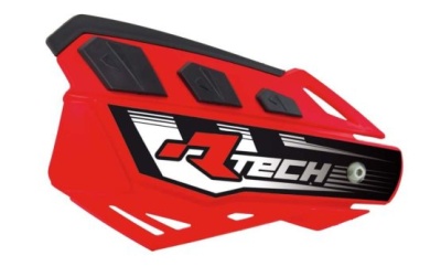 RTech Защита рук FLX красная с крепежом (moto parts) фото в интернет-магазине FrontFlip.Ru