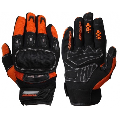 AGVSPORT Перчатки TWIST Оранжевый/Чёрный фото в интернет-магазине FrontFlip.Ru