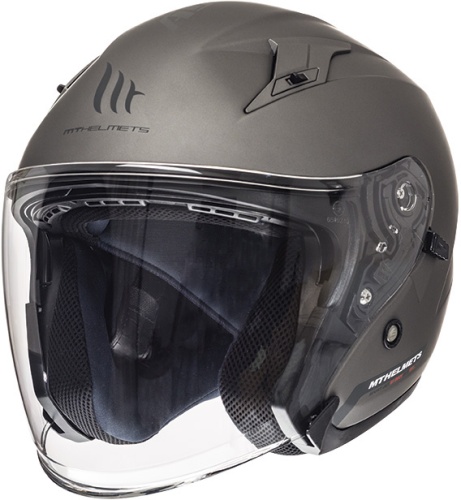 Шлем MT AVENUE SV SOLID Matt Titanium фото в интернет-магазине FrontFlip.Ru