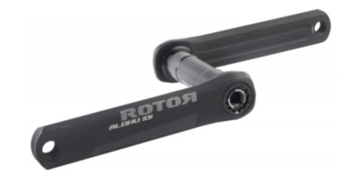 Шатуны Rotor Aldhu 3D+ Crank Arms Black 175mm (C02-102-21010-0) фото в интернет-магазине FrontFlip.Ru