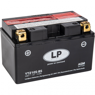Аккумулятор Landport YTZ10S-BS, 12V, AGM фото в интернет-магазине FrontFlip.Ru