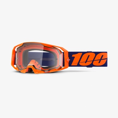 Очки 100% Armatic Neon Orange / Clear фото в интернет-магазине FrontFlip.Ru