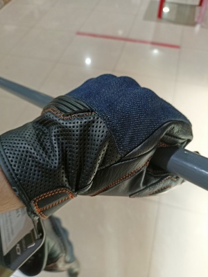 DRAGONFLY Перчатки URBAN Denim Blue фото в интернет-магазине FrontFlip.Ru