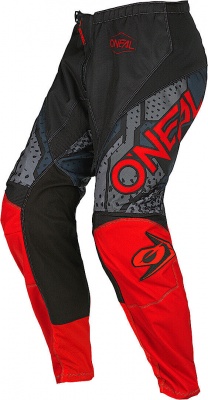 Штаны кросс-эндуро O'NEAL Element Camo V.22, мужской(ие) черный/красный фото в интернет-магазине FrontFlip.Ru