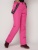Полукомбинезон брюки горнолыжные женские розового цвета 2221R фото в интернет-магазине FrontFlip.Ru