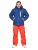 SNOW HEADQUARTER Горнолыжный костюм мужской A-8980 Темно-синий фото в интернет-магазине FrontFlip.Ru