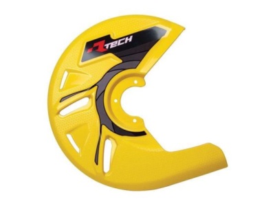 RTech Защита тормозного диска универсальная желтая (moto parts) фото в интернет-магазине FrontFlip.Ru