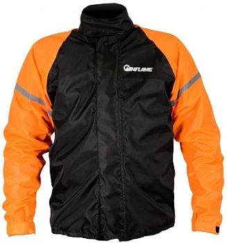 Куртка дождевика INFLAME RAIN CLASSIC, цвет черно-оранжевый