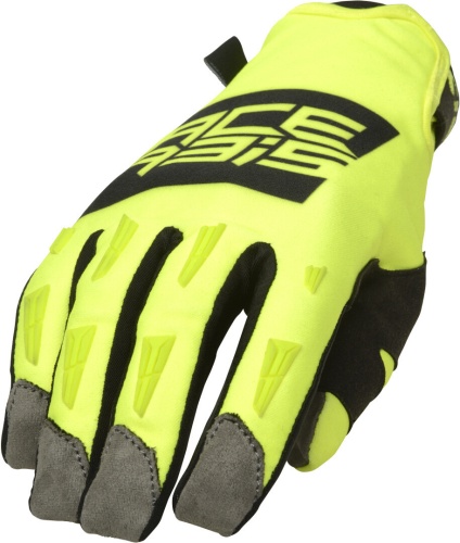 Перчатки Acerbis MX-WP HOMOLOGATED Black/Yellow фото в интернет-магазине FrontFlip.Ru