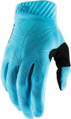 Мотоперчатки 100% Ridefit Glove Ice Blue/Black фото в интернет-магазине FrontFlip.Ru