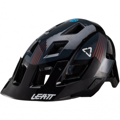 Велошлем подростковый Leatt MTB All Mountain 1.0 Junior Helmet Black фото в интернет-магазине FrontFlip.Ru