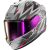 Шлем Shark D-SKWAL 3 BLAST-R MAT Silver/Violet/Black фото в интернет-магазине FrontFlip.Ru