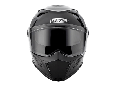 SIMPSON Шлем DARKSOME GLOSS BLACK фото в интернет-магазине FrontFlip.Ru