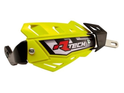 RTech Защита рук FLX Alu желтая неон (moto parts) фото в интернет-магазине FrontFlip.Ru